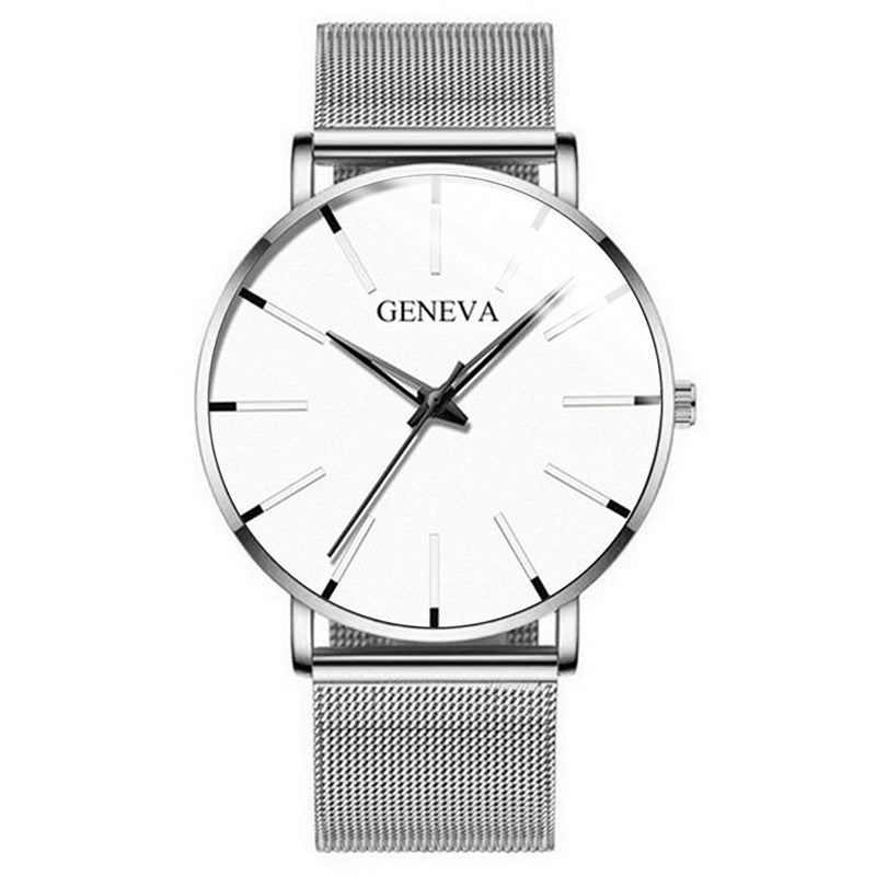 Fashion blue needle men's watch
