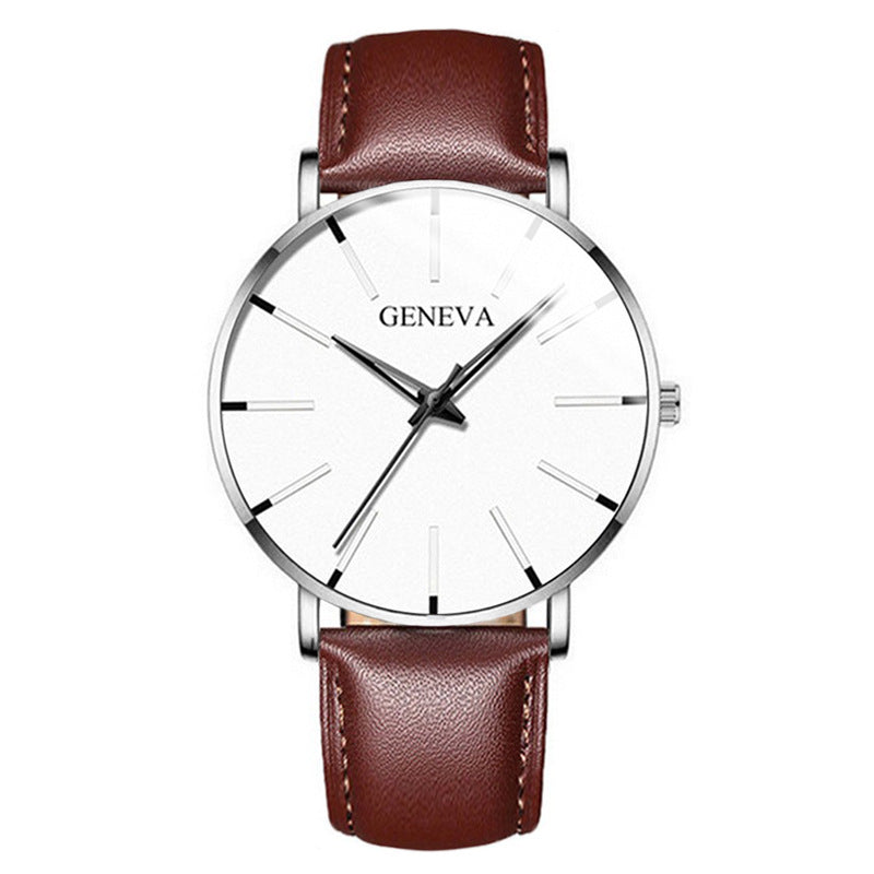 Fashion blue needle men's watch