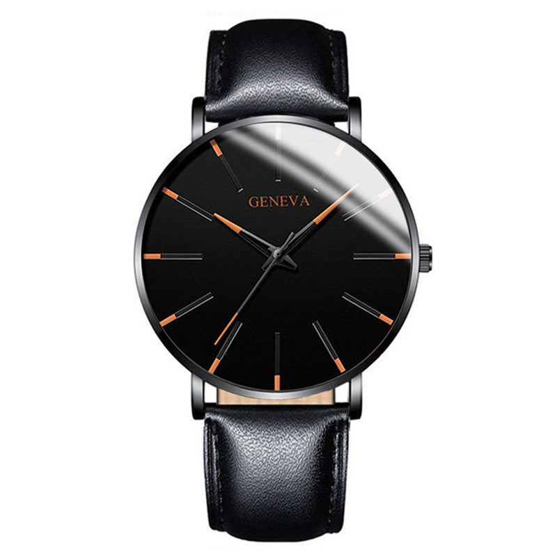 Fashion blue needle men's watch
