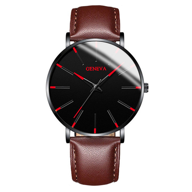 Fashion blue needle men's watch