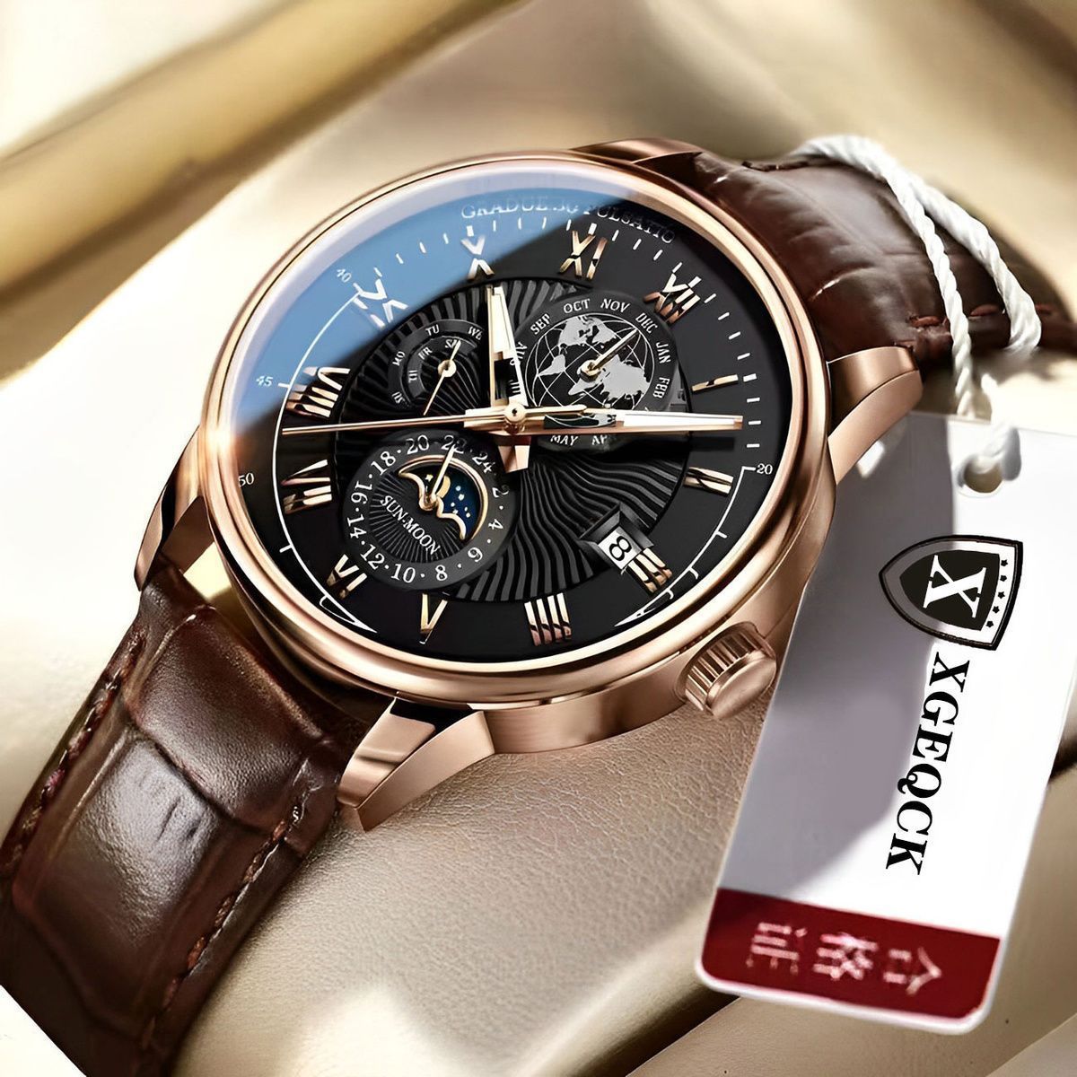 Business high-end, stylish and non-mechanical watch
