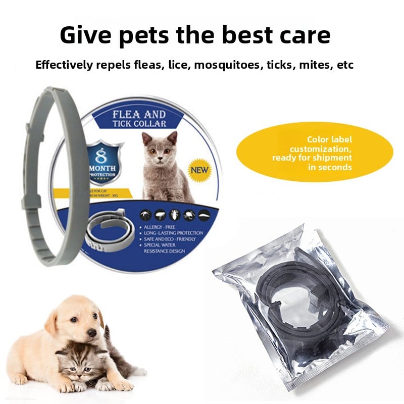 Pet Insect Repellent Collar for Cats and Dogs ? Flea & Mosquito Protection