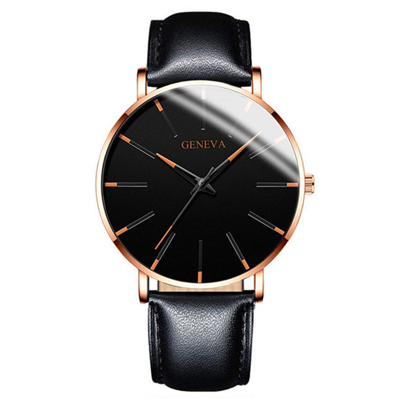 Fashion blue needle men's watch