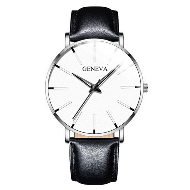 Fashion blue needle men's watch