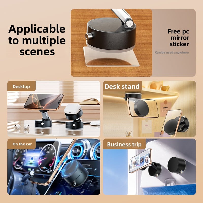 phone holder for car- Vehicle-mounted magnetic mobile phone stand