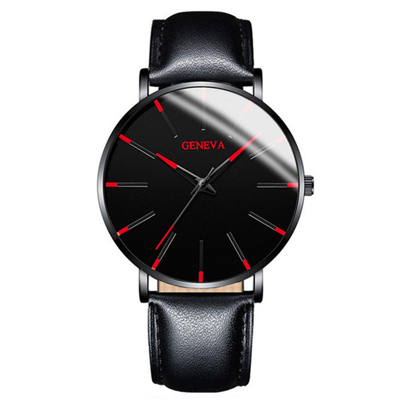 Fashion blue needle men's watch