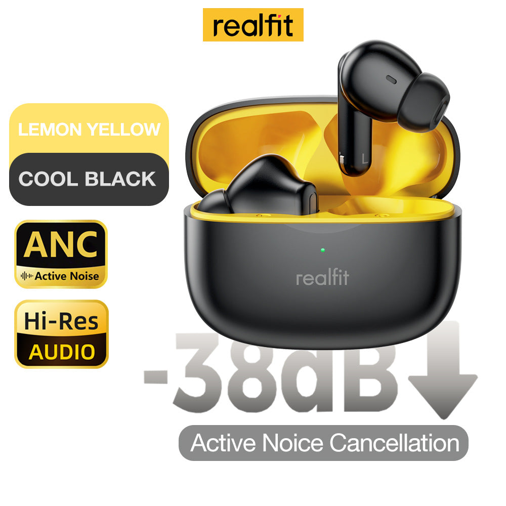 Noise-canceling wireless Bluetooth headphones