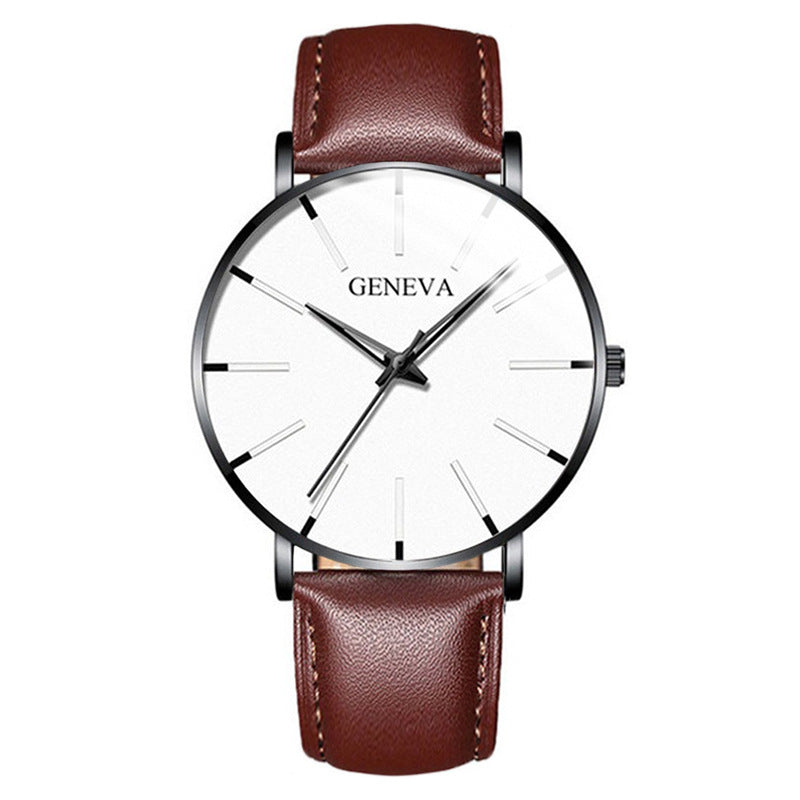 Fashion blue needle men's watch