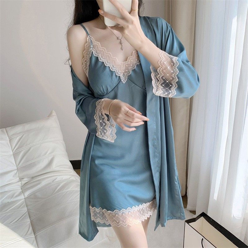 Women's Sexy Pajama Set with Breast Pad