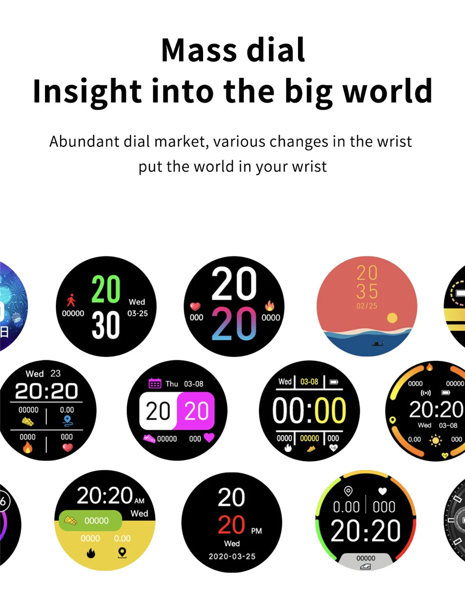 NEW Men Smart Watch Bluetooth Call Digital Fitness Tracker IP68 Waterproof Sports Smartwatch for Women Xiaomi Huawei Phones 2025