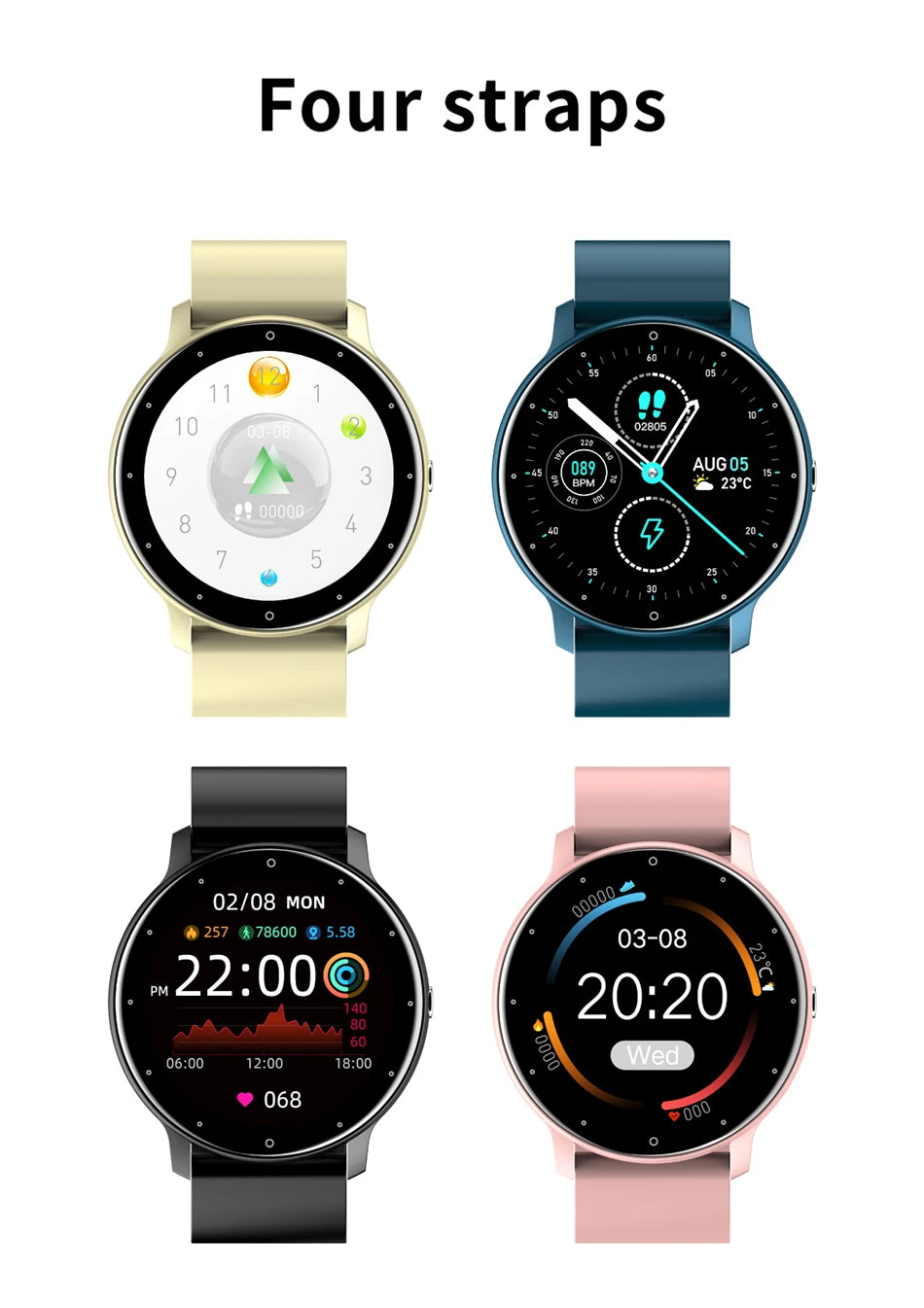 NEW Men Smart Watch Bluetooth Call Digital Fitness Tracker IP68 Waterproof Sports Smartwatch for Women Xiaomi Huawei Phones 2025