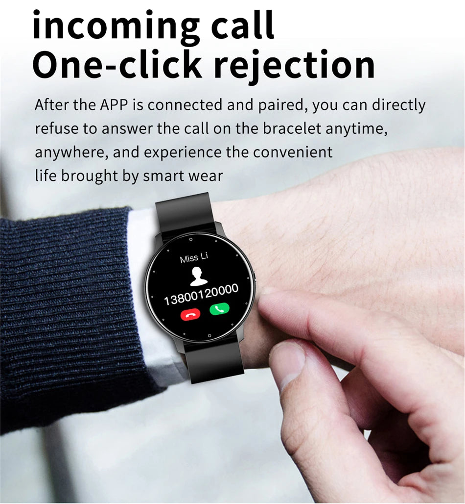 NEW Men Smart Watch Bluetooth Call Digital Fitness Tracker IP68 Waterproof Sports Smartwatch for Women Xiaomi Huawei Phones 2025