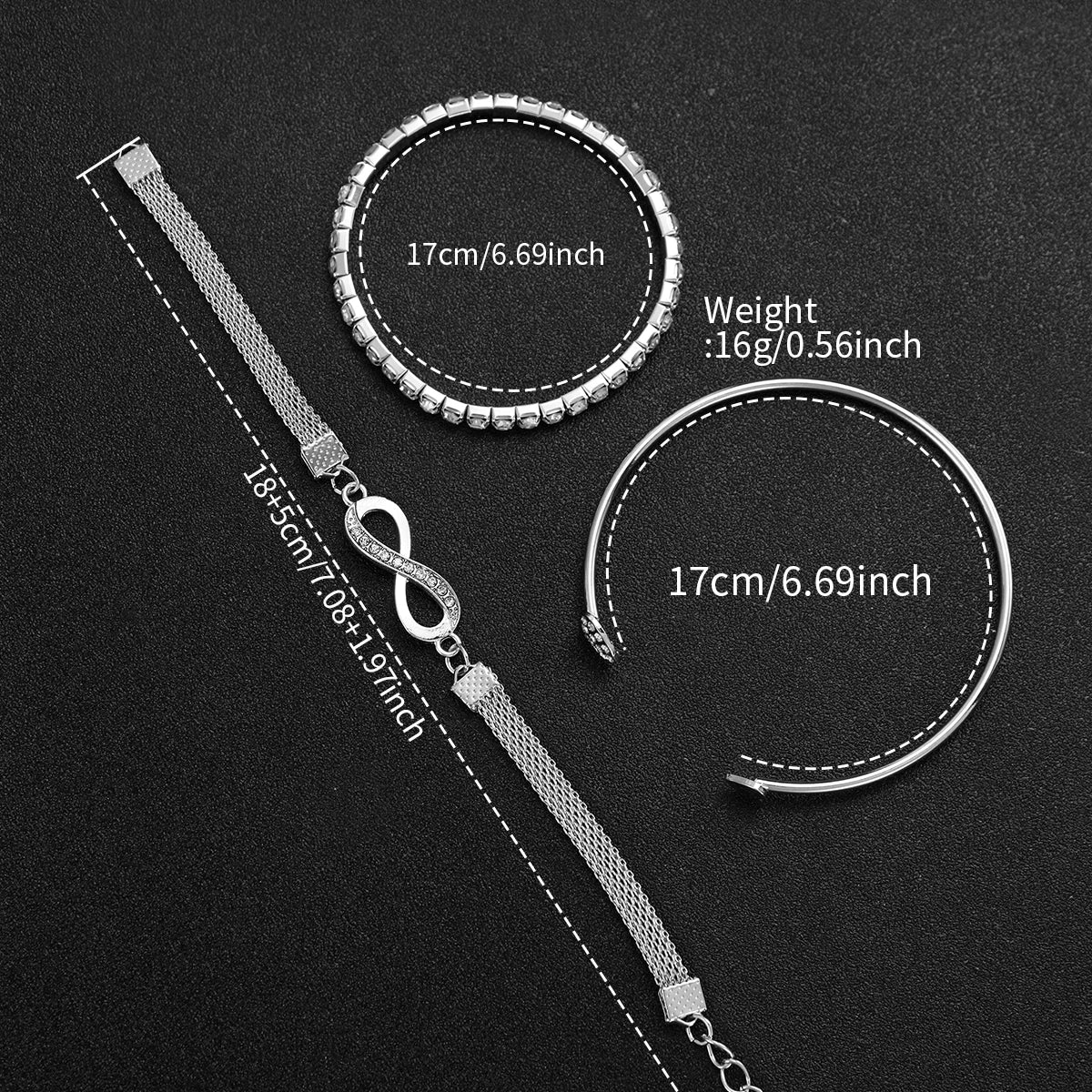 4PCS/Set Fashion Rhinestone Women Watches Luxury Steel Band Ladies Quartz Watch Bracelets Set Reloj Mujer(Without Box)