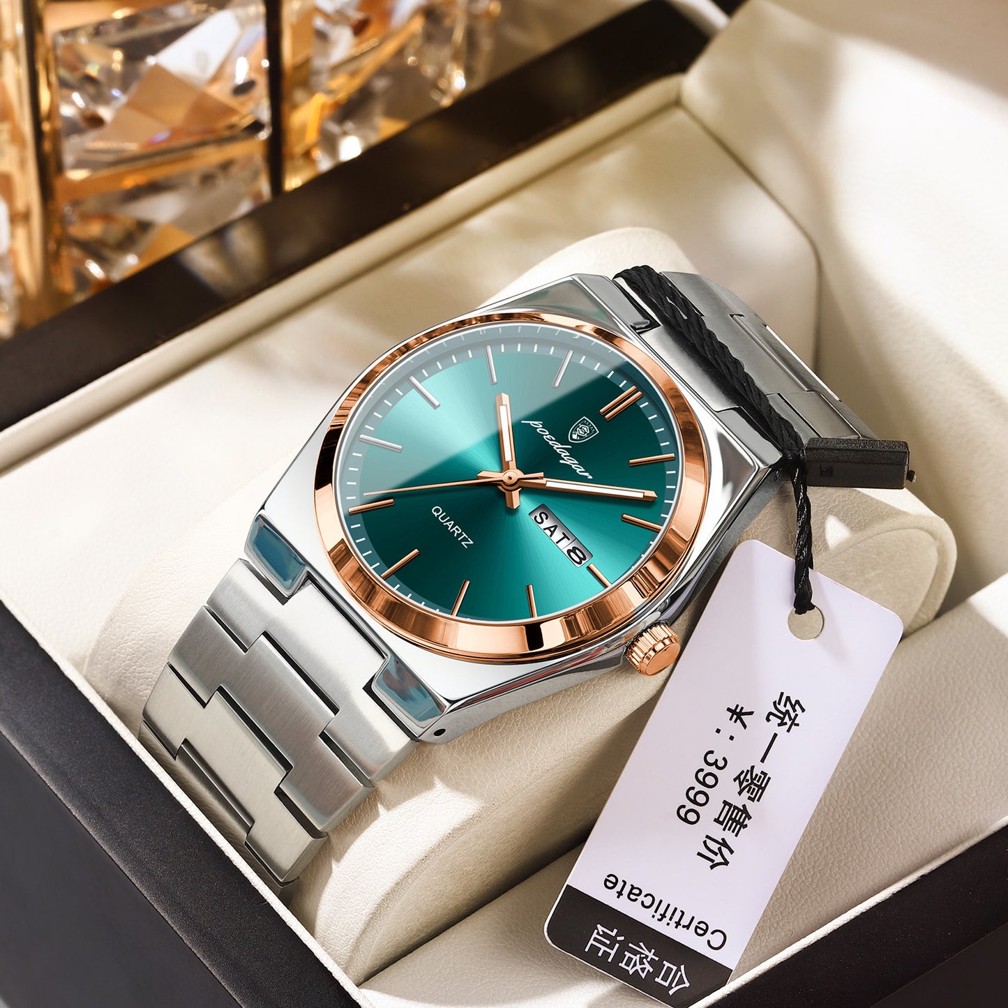 Swiss brand luxury men's watch poedagar
