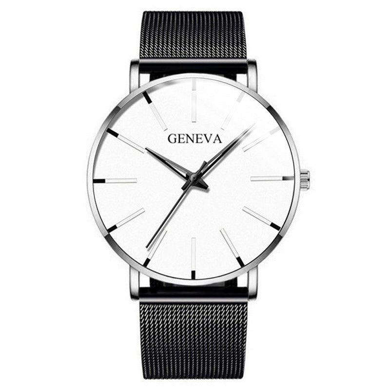 Fashion blue needle men's watch