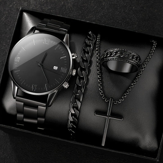 Men's Trendy Roman Numerals Fashion Watch