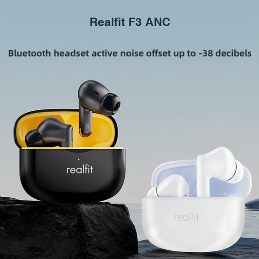 Noise-canceling wireless Bluetooth headphones