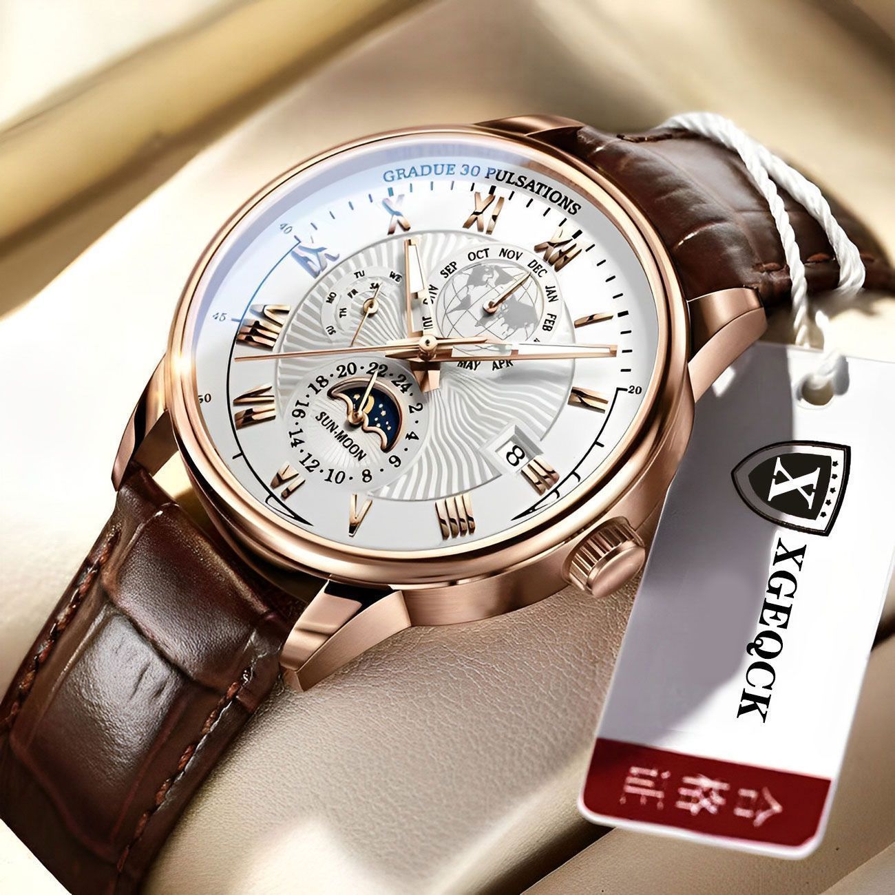 Business high-end, stylish and non-mechanical watch