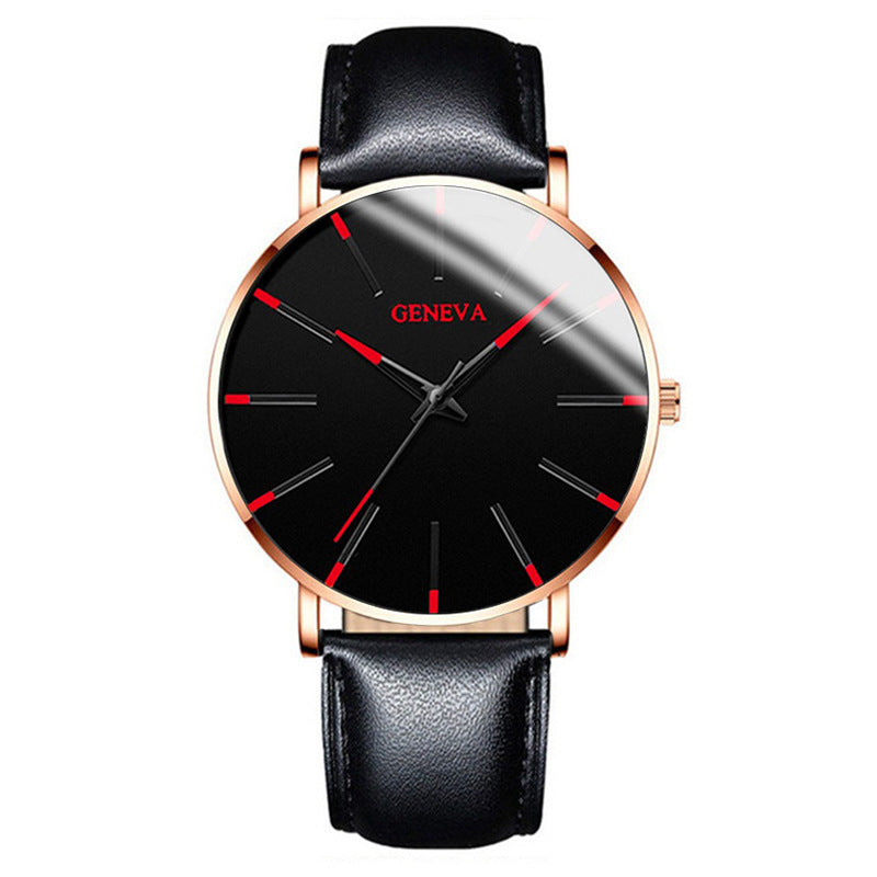 Fashion blue needle men's watch